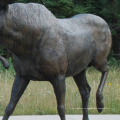 decoración de jardín de metal occidental fauna silvestre venado al aire libre de bronce estatuas de animales grandes